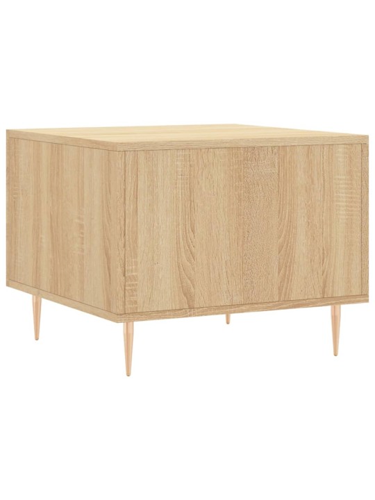 Konferenční stolky 2 ks dub sonoma 50x50x40 cm kompozitní dřevo
