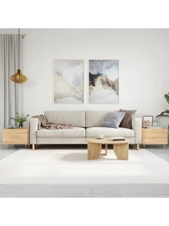 Konferenční stolky 2 ks dub sonoma 50x50x40 cm kompozitní dřevo