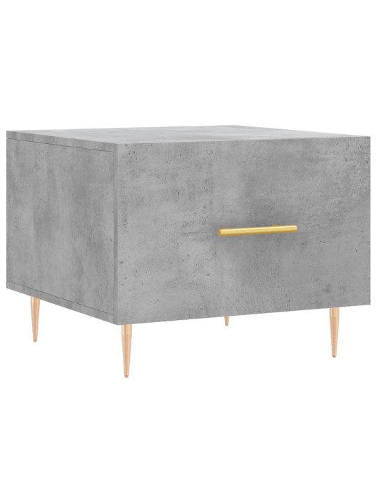 Konferenční stolky 2 ks betonově šedé 50 x 50 x 40 cm kompozit