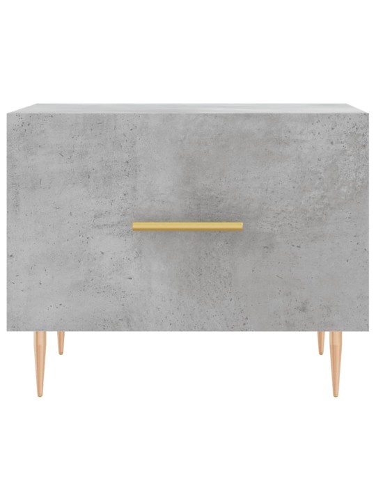 Konferenční stolky 2 ks betonově šedé 50 x 50 x 40 cm kompozit