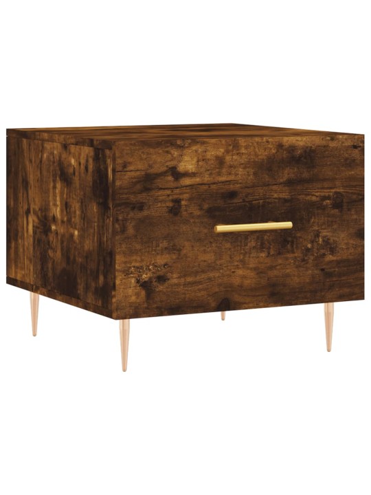 Konferenční stolky 2 ks kouřový dub 50x50x40cm kompozitní dřevo
