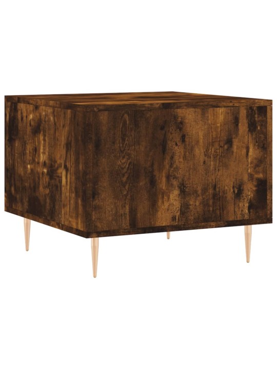 Konferenční stolky 2 ks kouřový dub 50x50x40cm kompozitní dřevo