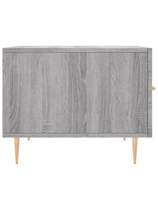 Konferenční stolky 2 ks šedé sonoma 50x50x40cm kompozitní dřevo