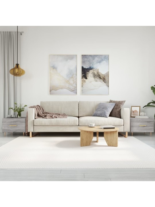 Konferenční stolky 2 ks šedé sonoma 50x50x40cm kompozitní dřevo