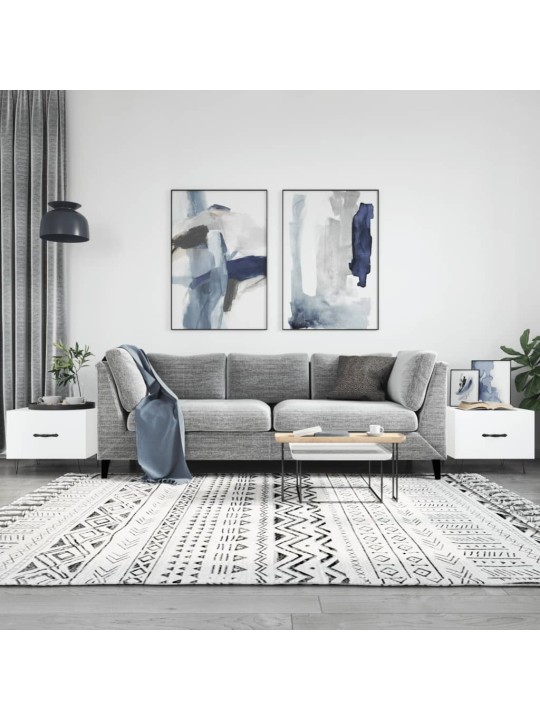 Konferenční stolky 2 ks bílé 50 x 50 x 40 cm kompozitní dřevo