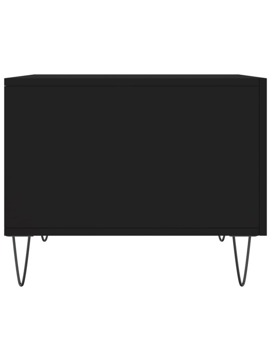Konferenční stolek černý 50 x 50 x 40 cm kompozitní dřevo