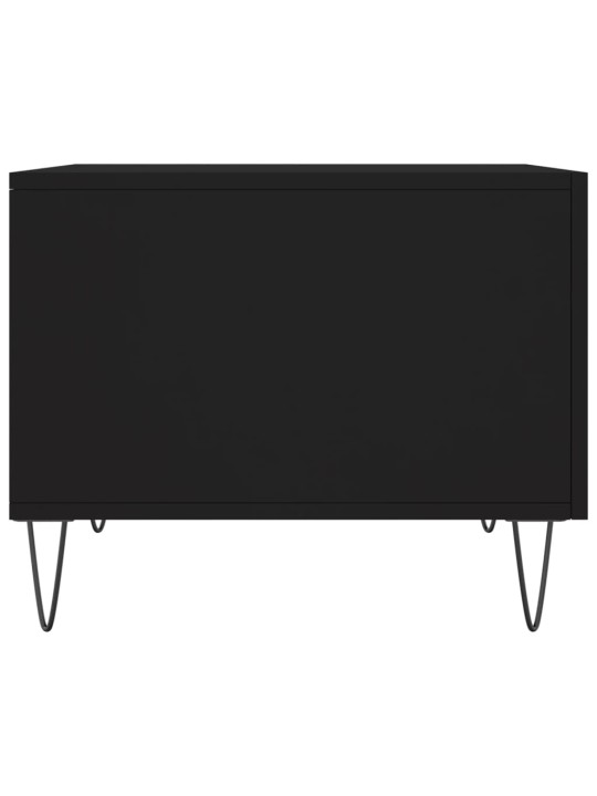 Konferenční stolky 2 ks černé 50 x 50 x 40 cm kompozitní dřevo