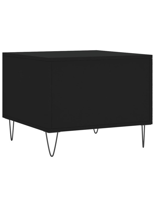 Konferenční stolky 2 ks černé 50 x 50 x 40 cm kompozitní dřevo