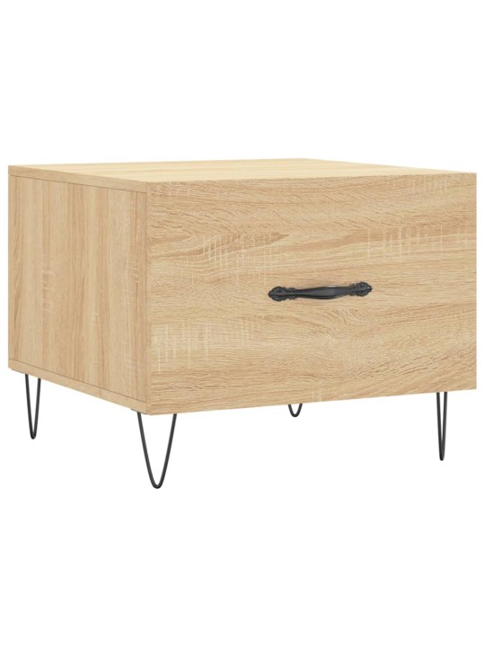 Konferenční stolky 2 ks dub sonoma 50x50x40 cm kompozitní dřevo