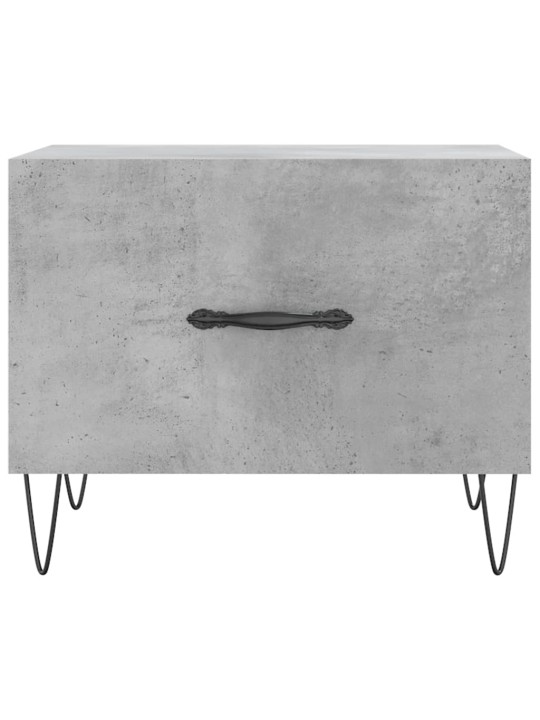 Konferenční stolky 2 ks betonově šedé 50 x 50 x 40 cm kompozit