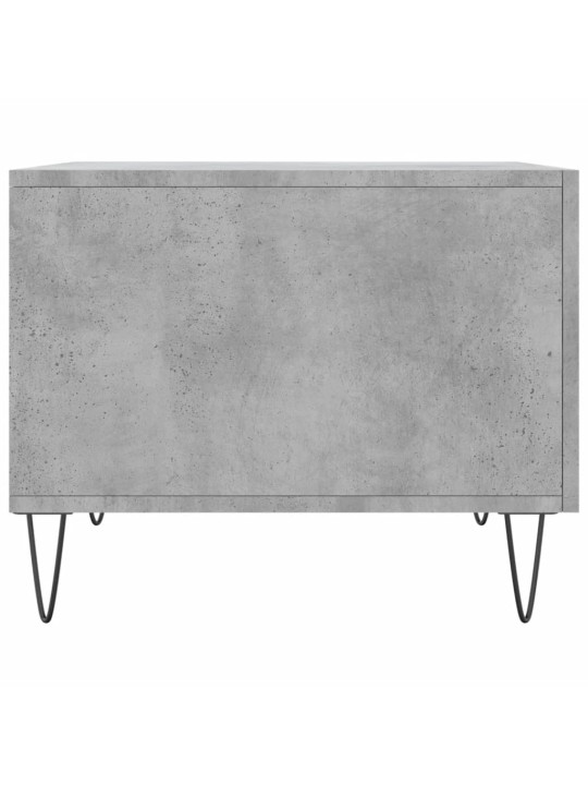 Konferenční stolky 2 ks betonově šedé 50 x 50 x 40 cm kompozit