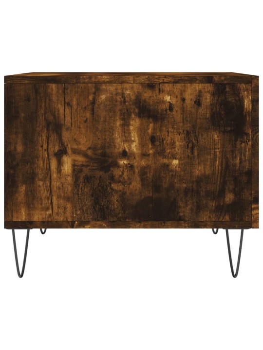 Konferenční stolky 2 ks kouřový dub 50x50x40cm kompozitní dřevo