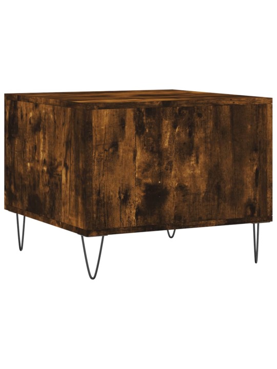 Konferenční stolky 2 ks kouřový dub 50x50x40cm kompozitní dřevo