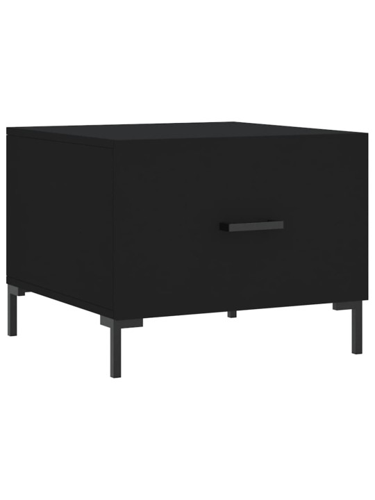 Konferenční stolky 2 ks černé 50 x 50 x 40 cm kompozitní dřevo
