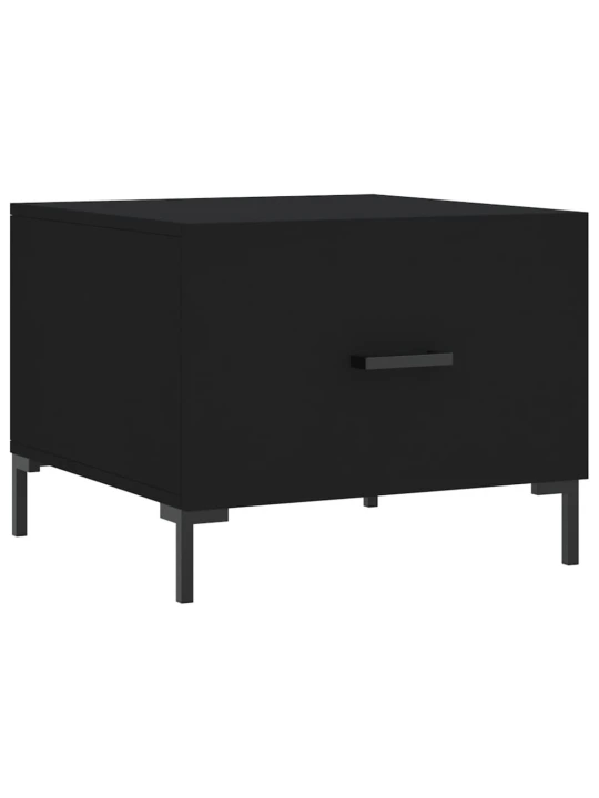 Konferenční stolky 2 ks černé 50 x 50 x 40 cm kompozitní dřevo