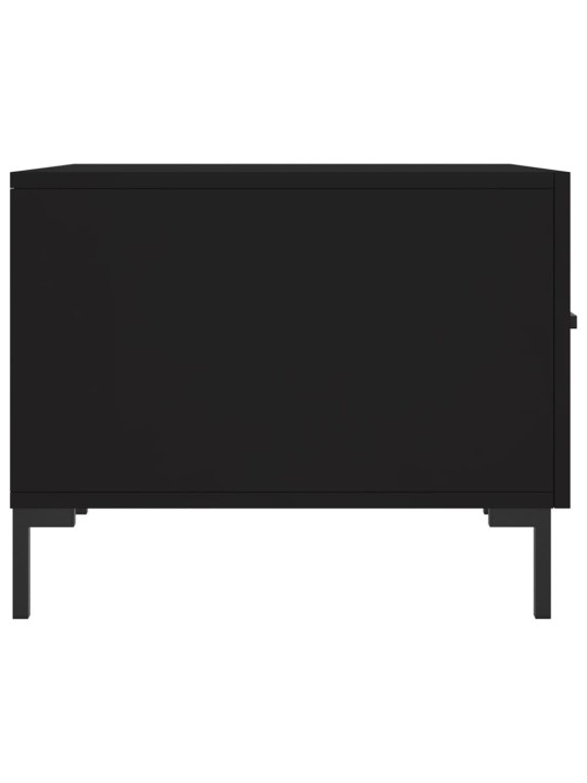 Konferenční stolky 2 ks černé 50 x 50 x 40 cm kompozitní dřevo