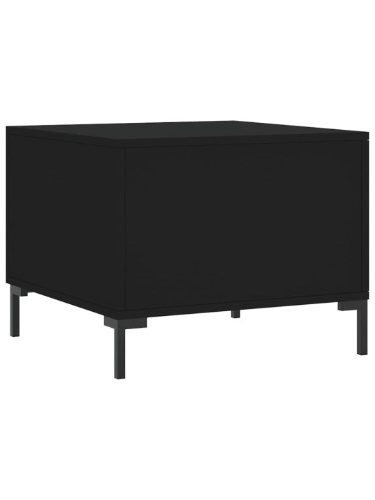 Konferenční stolky 2 ks černé 50 x 50 x 40 cm kompozitní dřevo