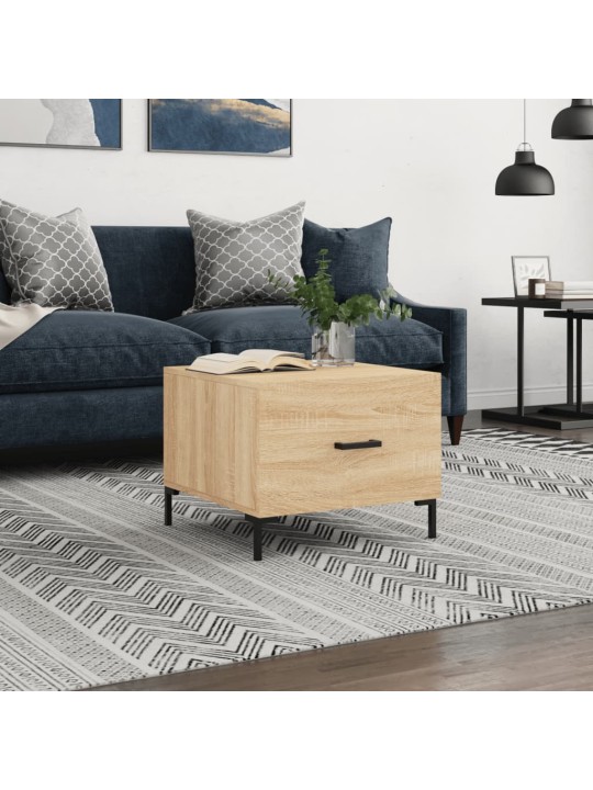 Konferenční stolek dub sonoma 50 x 50 x 40 cm kompozitní dřevo