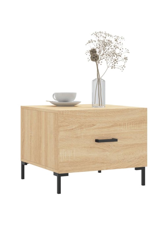Konferenční stolky 2 ks dub sonoma 50x50x40 cm kompozitní dřevo
