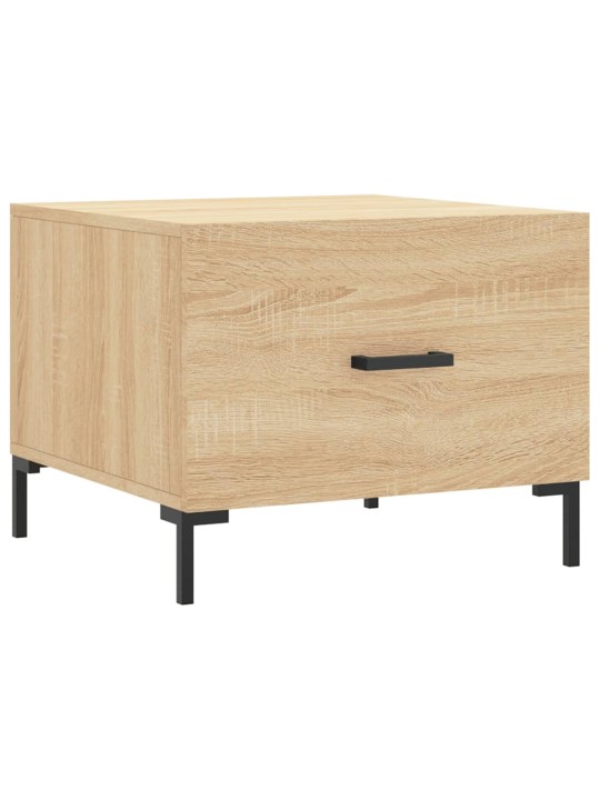 Konferenční stolky 2 ks dub sonoma 50x50x40 cm kompozitní dřevo