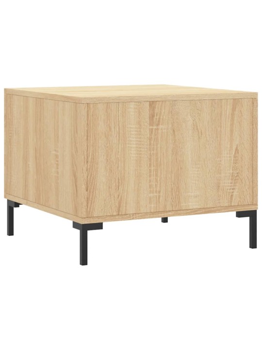 Konferenční stolky 2 ks dub sonoma 50x50x40 cm kompozitní dřevo