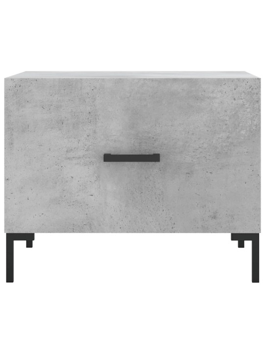 Konferenční stolek betonově šedý 50x50x40 cm kompozitní dřevo
