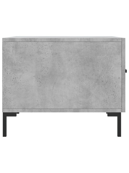 Konferenční stolek betonově šedý 50x50x40 cm kompozitní dřevo