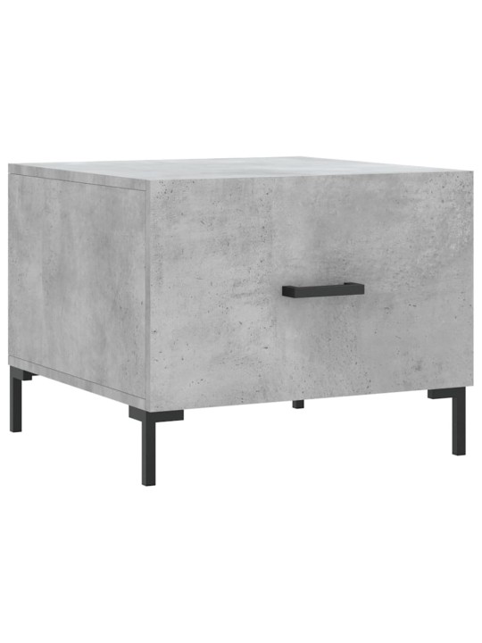 Konferenční stolky 2 ks betonově šedé 50 x 50 x 40 cm kompozit