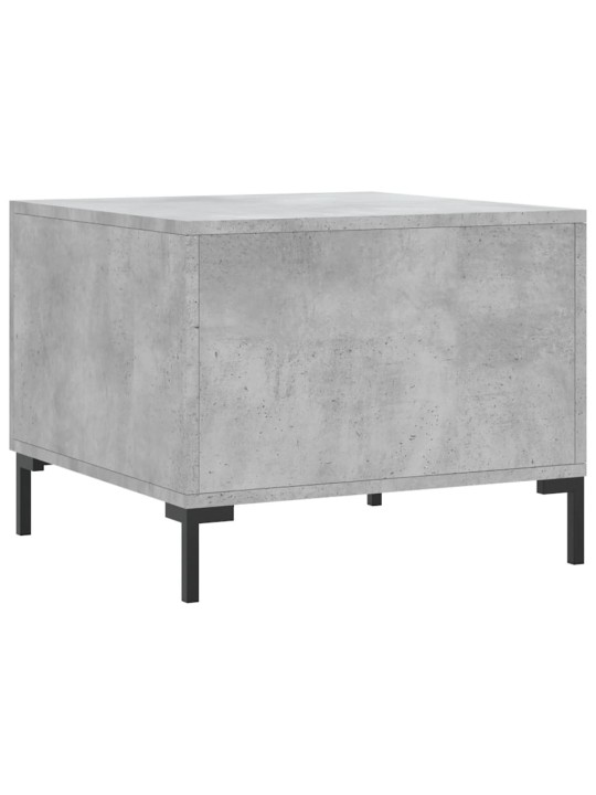 Konferenční stolky 2 ks betonově šedé 50 x 50 x 40 cm kompozit