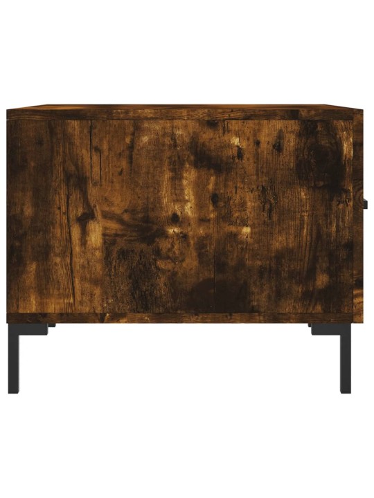 Konferenční stolky 2 ks kouřový dub 50x50x40cm kompozitní dřevo