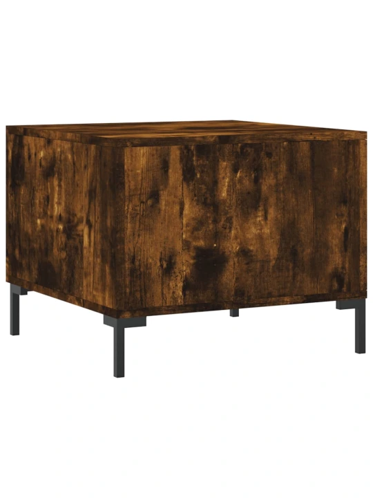 Konferenční stolky 2 ks kouřový dub 50x50x40cm kompozitní dřevo
