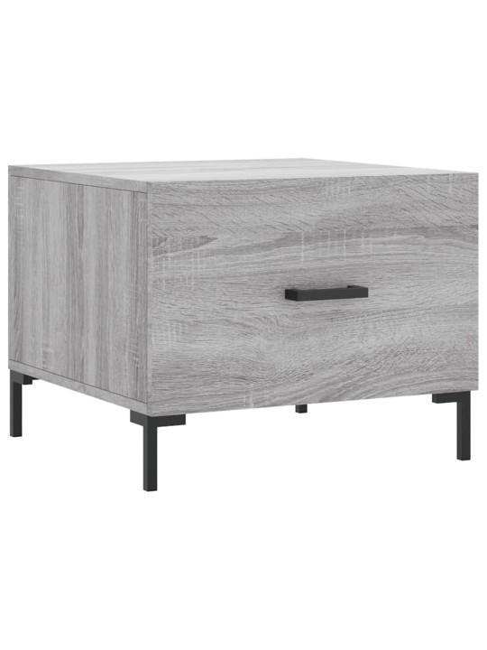 Konferenční stolky 2 ks šedé sonoma 50x50x40cm kompozitní dřevo