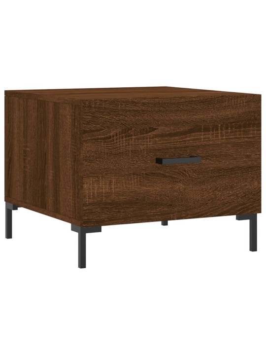 Konferenční stolky 2 ks hnědý dub 50x50x40 cm kompozitní dřevo