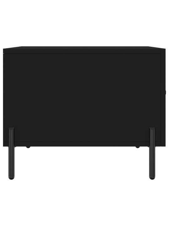 Konferenční stolek černý 50 x 50 x 40 cm kompozitní dřevo