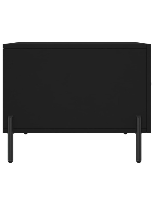 Konferenční stolky 2 ks černé 50 x 50 x 40 cm kompozitní dřevo