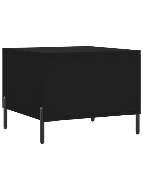 Konferenční stolky 2 ks černé 50 x 50 x 40 cm kompozitní dřevo