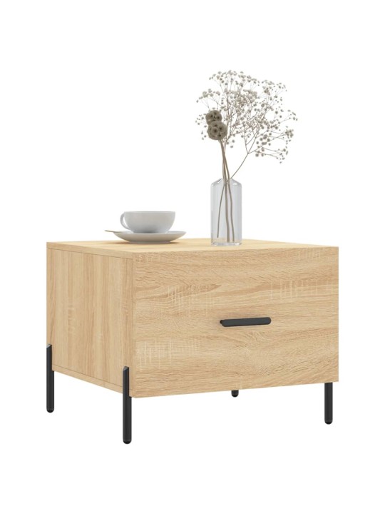Konferenční stolky 2 ks dub sonoma 50x50x40 cm kompozitní dřevo