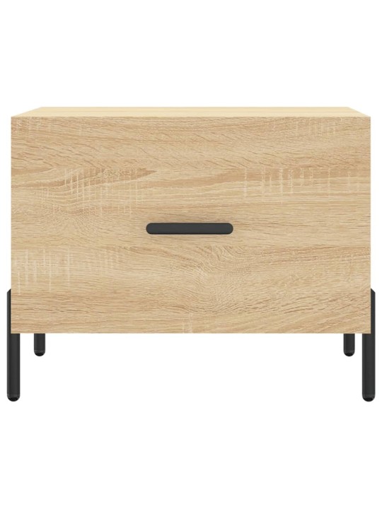 Konferenční stolky 2 ks dub sonoma 50x50x40 cm kompozitní dřevo