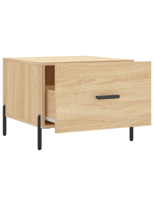 Konferenční stolky 2 ks dub sonoma 50x50x40 cm kompozitní dřevo