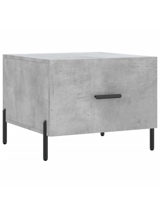 Konferenční stolky 2 ks betonově šedé 50 x 50 x 40 cm kompozit