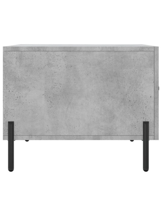Konferenční stolky 2 ks betonově šedé 50 x 50 x 40 cm kompozit