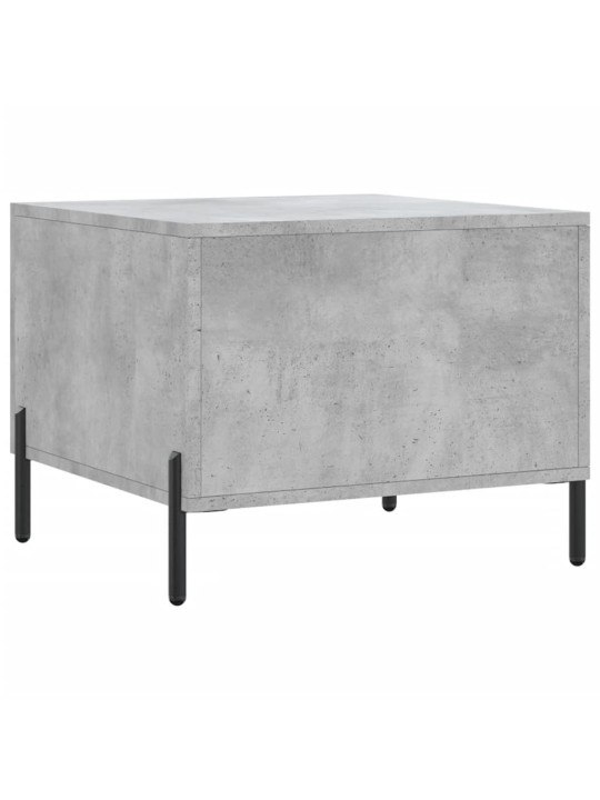 Konferenční stolky 2 ks betonově šedé 50 x 50 x 40 cm kompozit