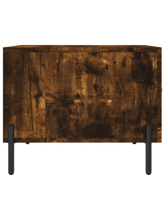 Konferenční stolky 2 ks kouřový dub 50x50x40cm kompozitní dřevo