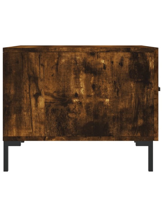 Konferenční stolky 2 ks kouřový dub 50x50x40cm kompozitní dřevo