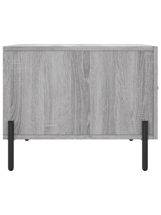 Konferenční stolky 2 ks šedé sonoma 50x50x40cm kompozitní dřevo