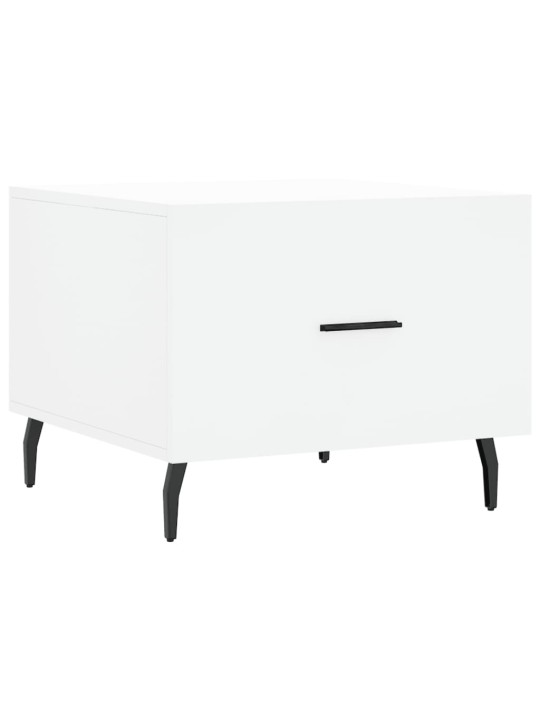 Konferenční stolky 2 ks bílé 50 x 50 x 40 cm kompozitní dřevo