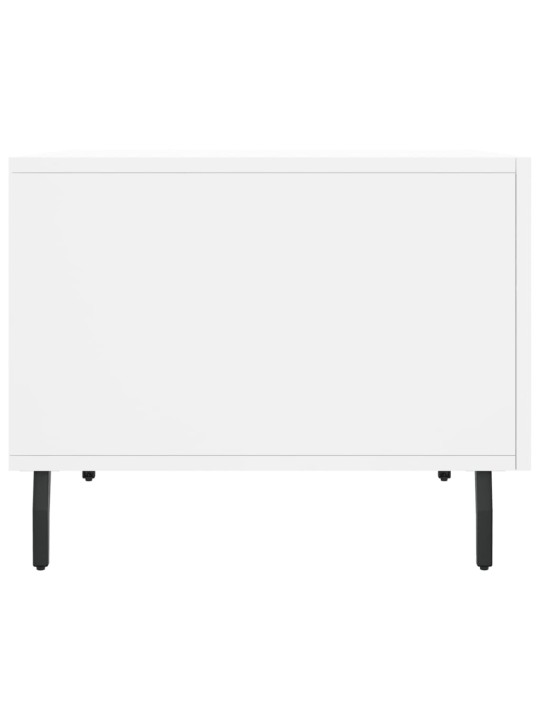 Konferenční stolky 2 ks bílé 50 x 50 x 40 cm kompozitní dřevo