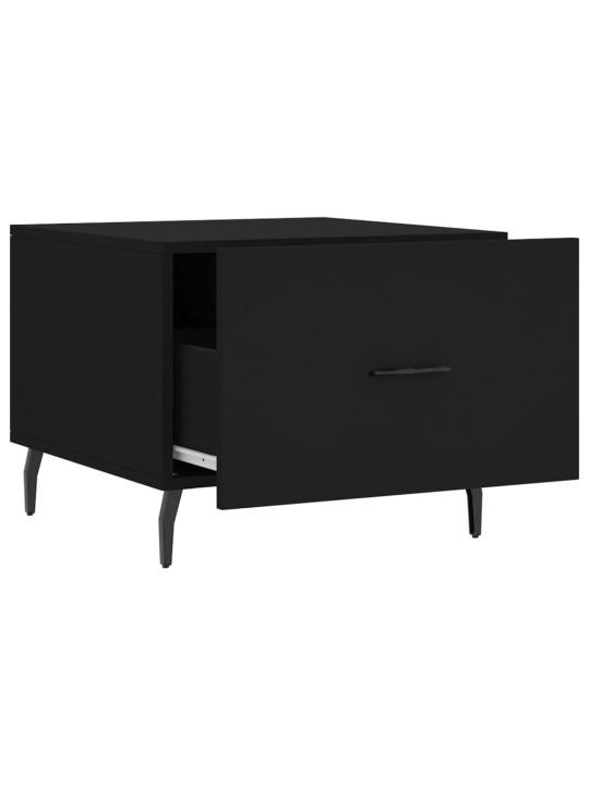 Konferenční stolky 2 ks černé 50 x 50 x 40 cm kompozitní dřevo