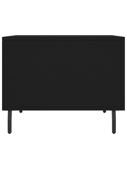 Konferenční stolky 2 ks černé 50 x 50 x 40 cm kompozitní dřevo