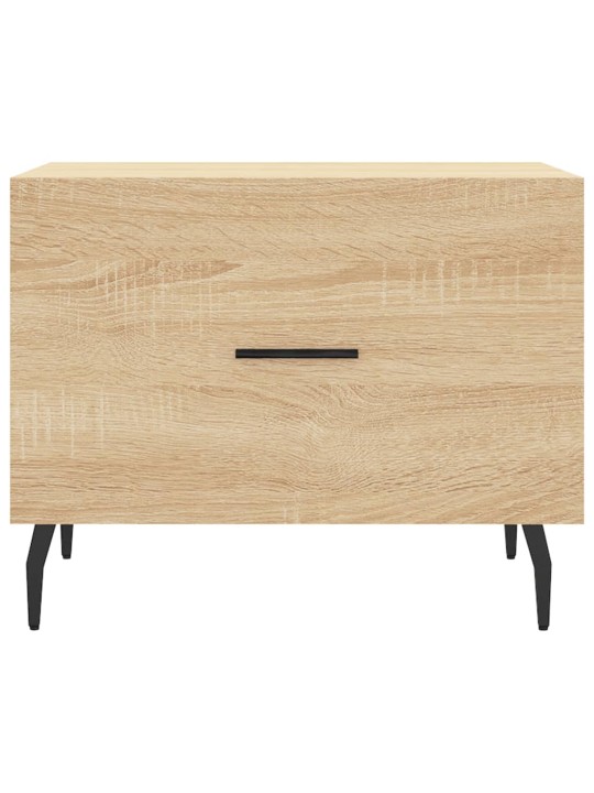 Konferenční stolky 2 ks dub sonoma 50x50x40 cm kompozitní dřevo